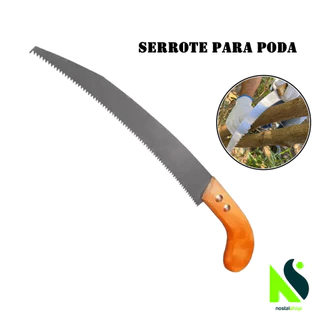 Serrote serra de poda para jardim Jardineiro Cabo de Madeira Serrote