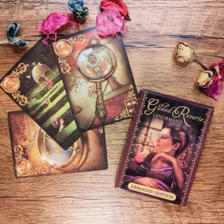 Baralho cigano Lenormand versão extendida Gilded Reverie ganhe informativo da loja