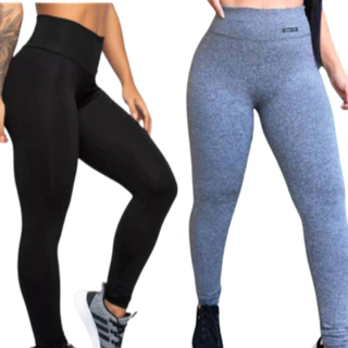 KIT COM 2 LEGGINGS SUPLEX LISA zero transparência