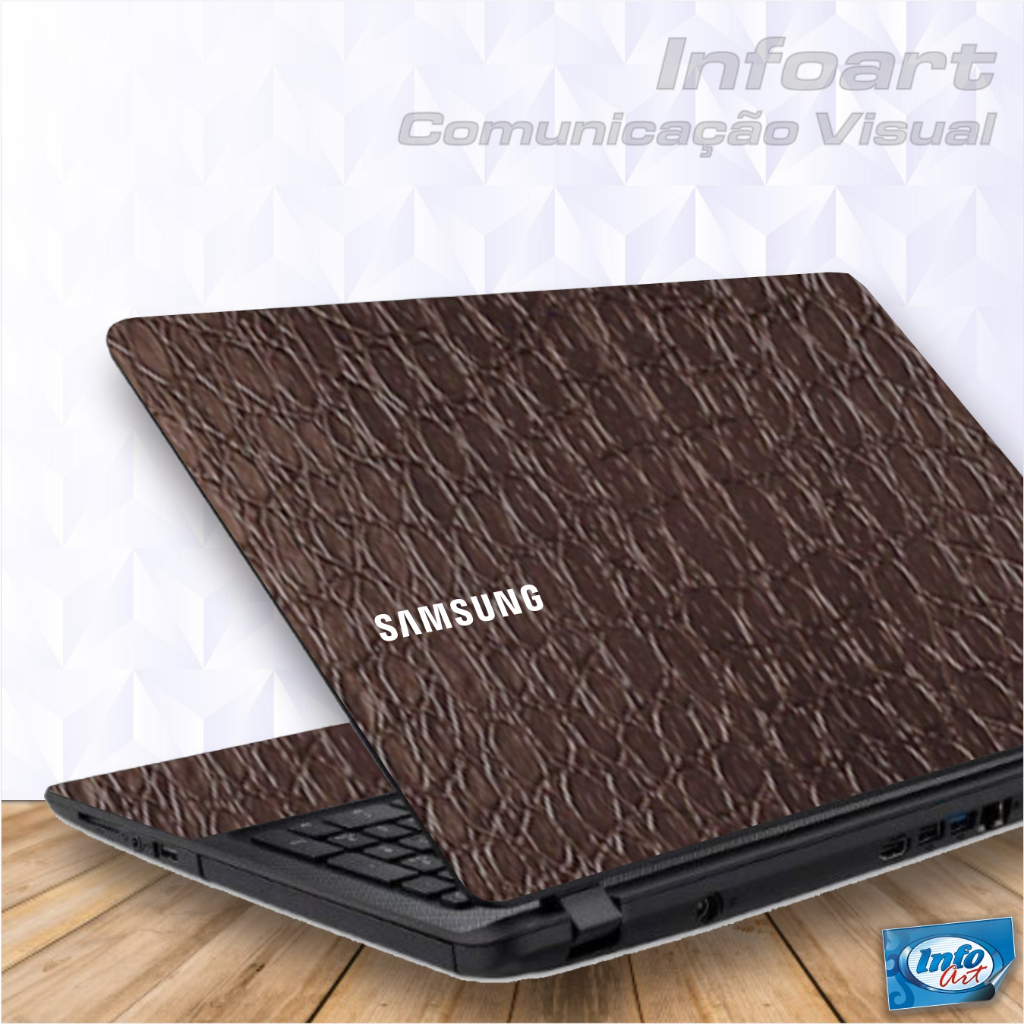 Adesivo Skin Notebook Samsung Book X30 Np550xcj-tampa+logo | Shopee Brasil