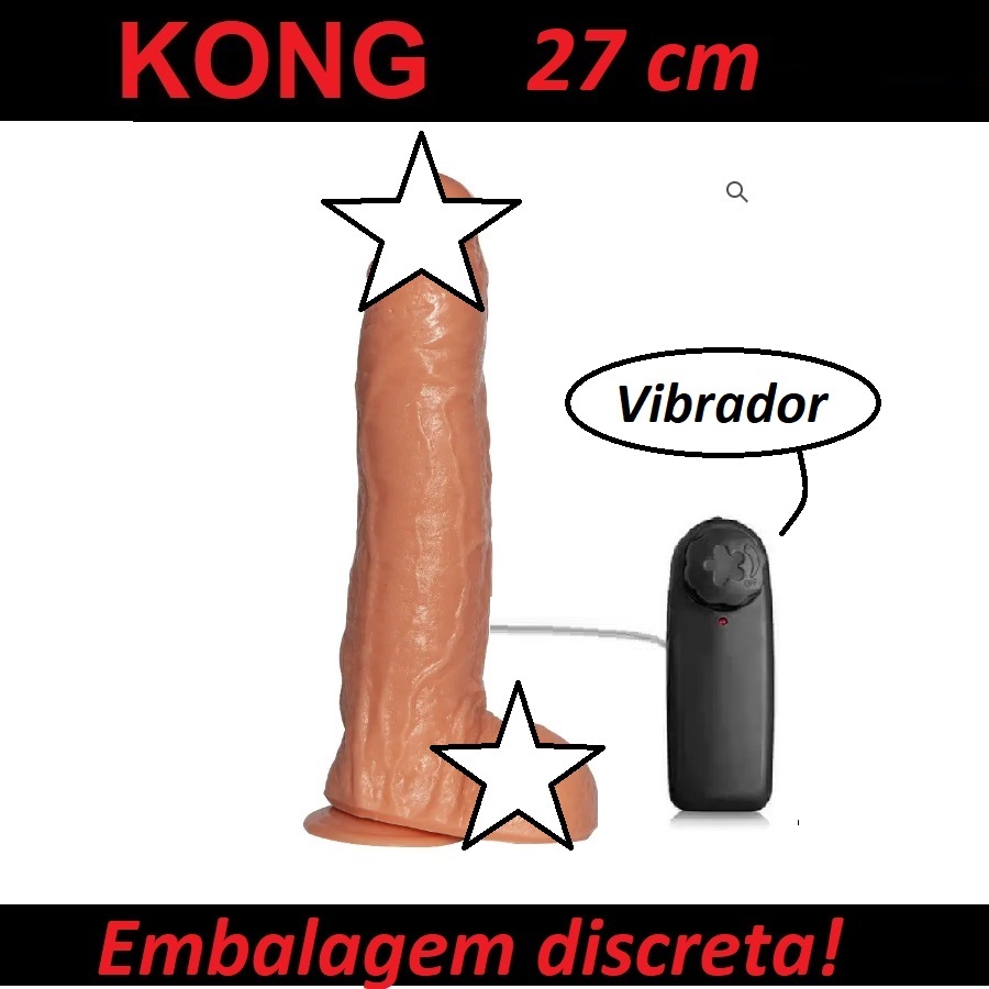 Protese Penis VIBRADOR Dildo Pinto realístico pau de borracha com escroto  GRANDE GROSSO 27 cm | Shopee Brasil