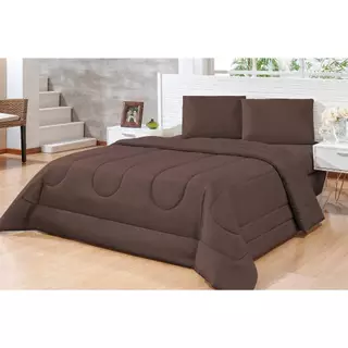 Edredom Cama Casal KING Dubai 2,0m X 2,20m, 170 Fios protege 100% do Friu