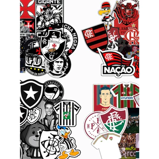 CARTELA DE ADESIVOS/STICKER PACK VASCO FLAMENGO BOTAFOGO FLUMINENSE | TIMES DO RIO | ADESIVO GRANDE | LEIA A DESCRIÇÃO