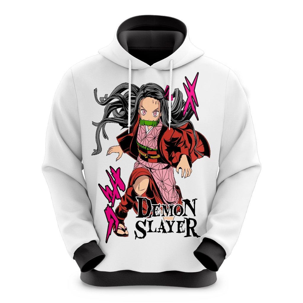 Blusa de Moletom Sublimado Adulto Anime Demon Slayer Nezuko Novidade ...