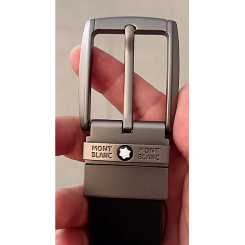 Cinto Montblanc masculino dupla face