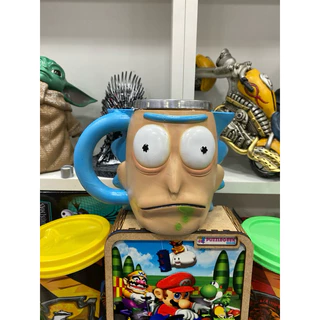 Caneca 3D resina Rick And Morty Geek nerd