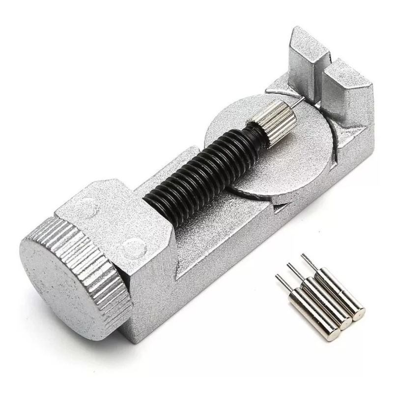 Chave de Aço Tira Pino de Relógio + 03 Pinos Extras