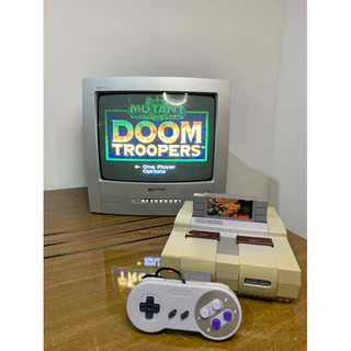 Super Nintendo Fat + Doom Troopers 110V