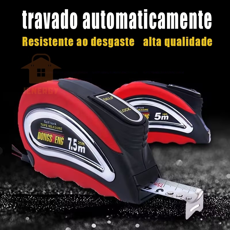 Trena De Aço Auto Trava7,5 Metros trena digital trena de aco inoxidave