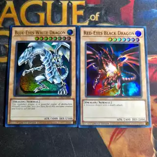 Blue Eyes White Dragon + Red Eyes B. Dragon - Ultra Raro - Original - Yu-gi-oh / Yugioh
