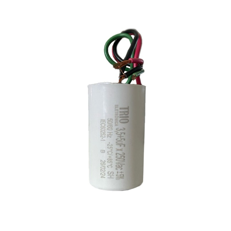 Capacitor 127V 3 Fios para Ventilador Teto