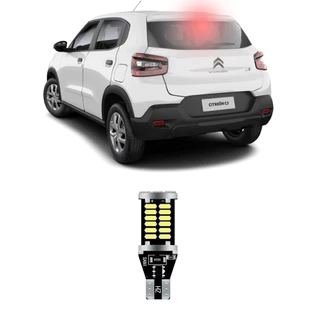 Lampada LED Break Light Luz de Freio T15 W16W Canbus Canceller Novo Citroen C3 2023 2024