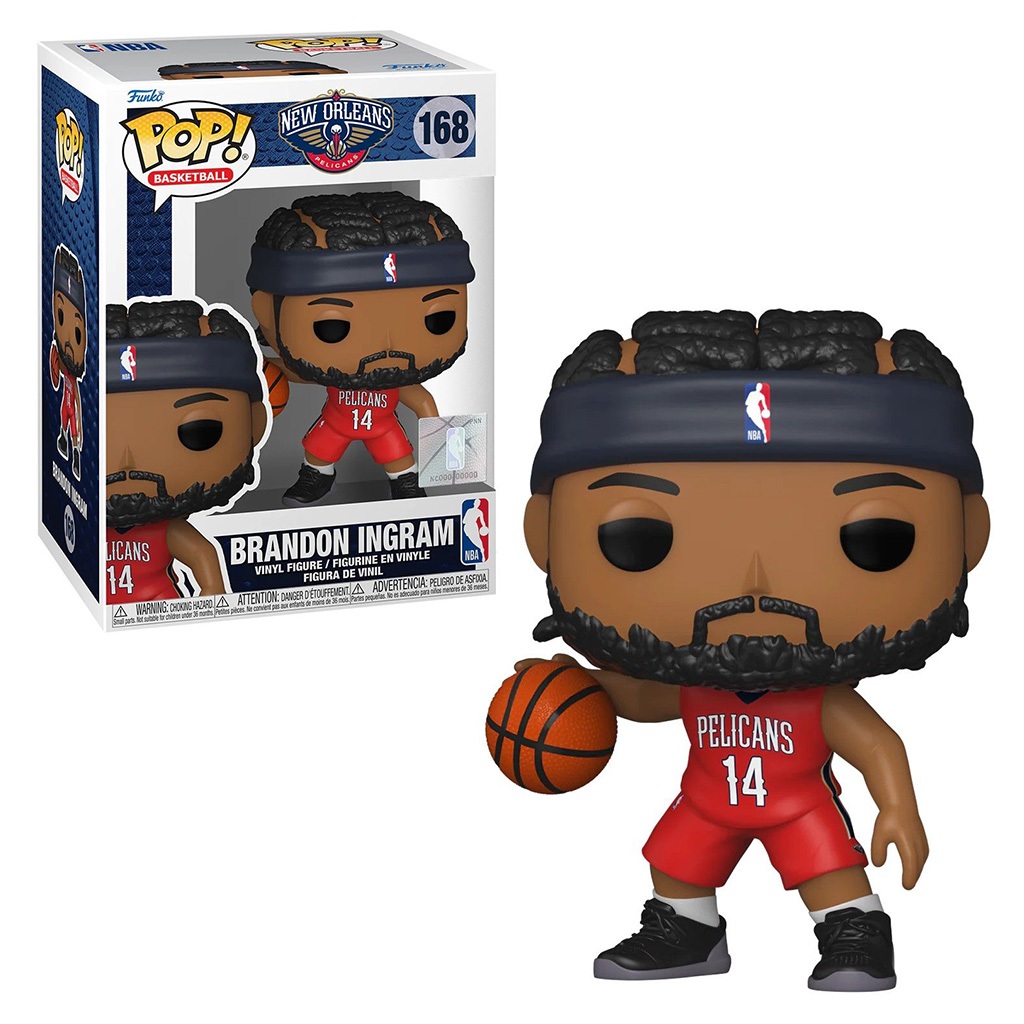 Funko Pop! Brandon Ingram サイン入り フィギュア FUNKO POP BASKETBALL NBA - BRANDOM INGRAM 168 NOVO ORIGINAL