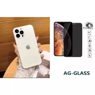 kit 2 em 1Capinha De Vidro com Magsafe + Película privativa iPhone 11/ 11 PRO/ 11 PRO MAX/ 12/ 12 PRO/ 12 PRO MAX/ 13 PRO MAX/ 14/ 15/ 15 PRO/ 15 PRO MAX -LX
