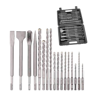 Kit Brocas Martelete SDS-Plus Luatek Maleta Cinzel