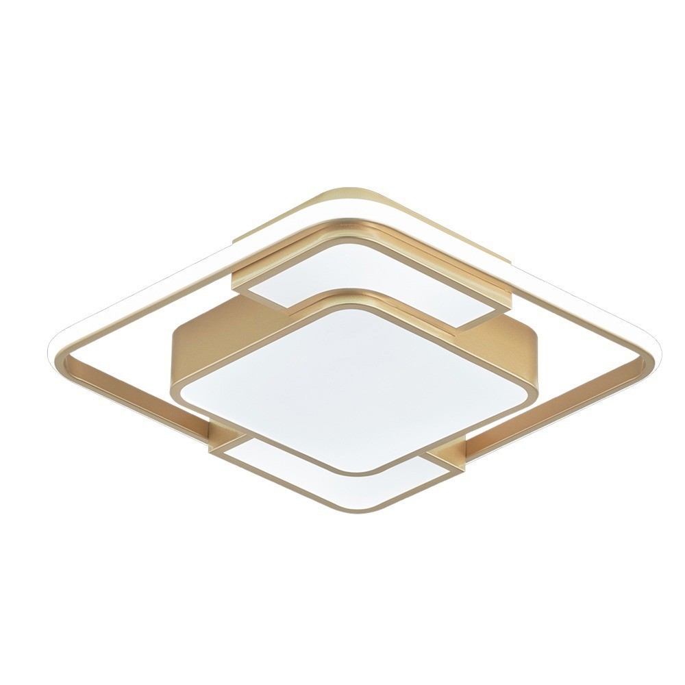Luminaria Sobrepor Plafon Geo Quarto Sala 3 Em 1 48w 110v/220v