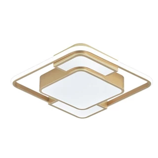 Luminaria Sobrepor Plafon Geo Quarto Sala 3 Em 1 48w 110v/220v