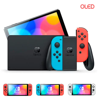 Console Nintendo Switch Oled 64gb NEON - Com Joy-con - japones