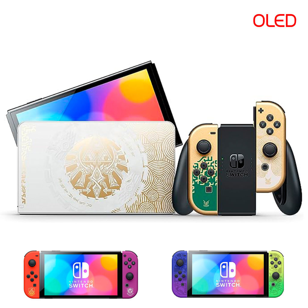 Nintendo Switch 64gb Oled Edição Especial - The Legend Of Zelda - Tears Of The Kingdom