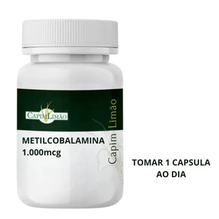 Metilcobalamina 1000mcg 120 cápsulas