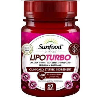 Lipo Turbo 1000mg 60 Cápsulas Sunfood