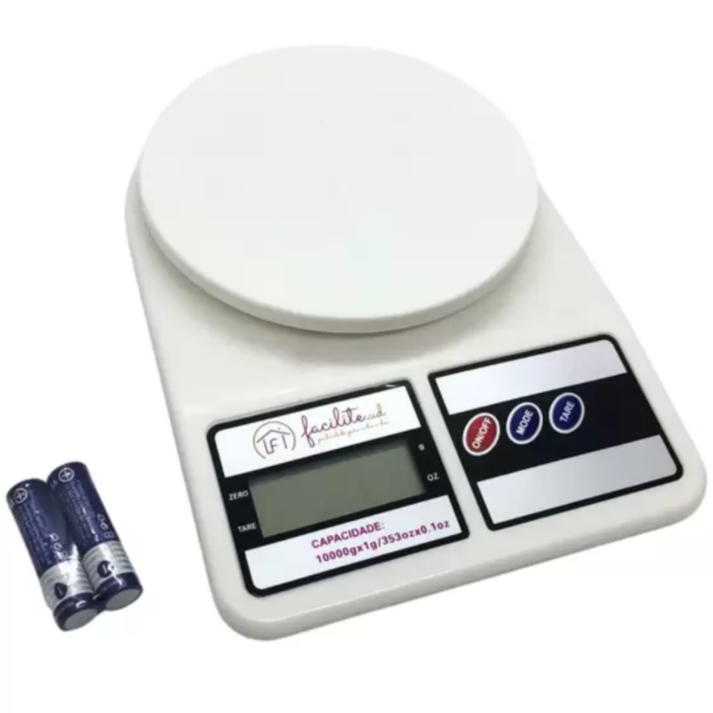 Balança Digital De Precisão Cozinha 10kg Nutrição E Dieta Capacidade máxima pesa a partir de 1 grama