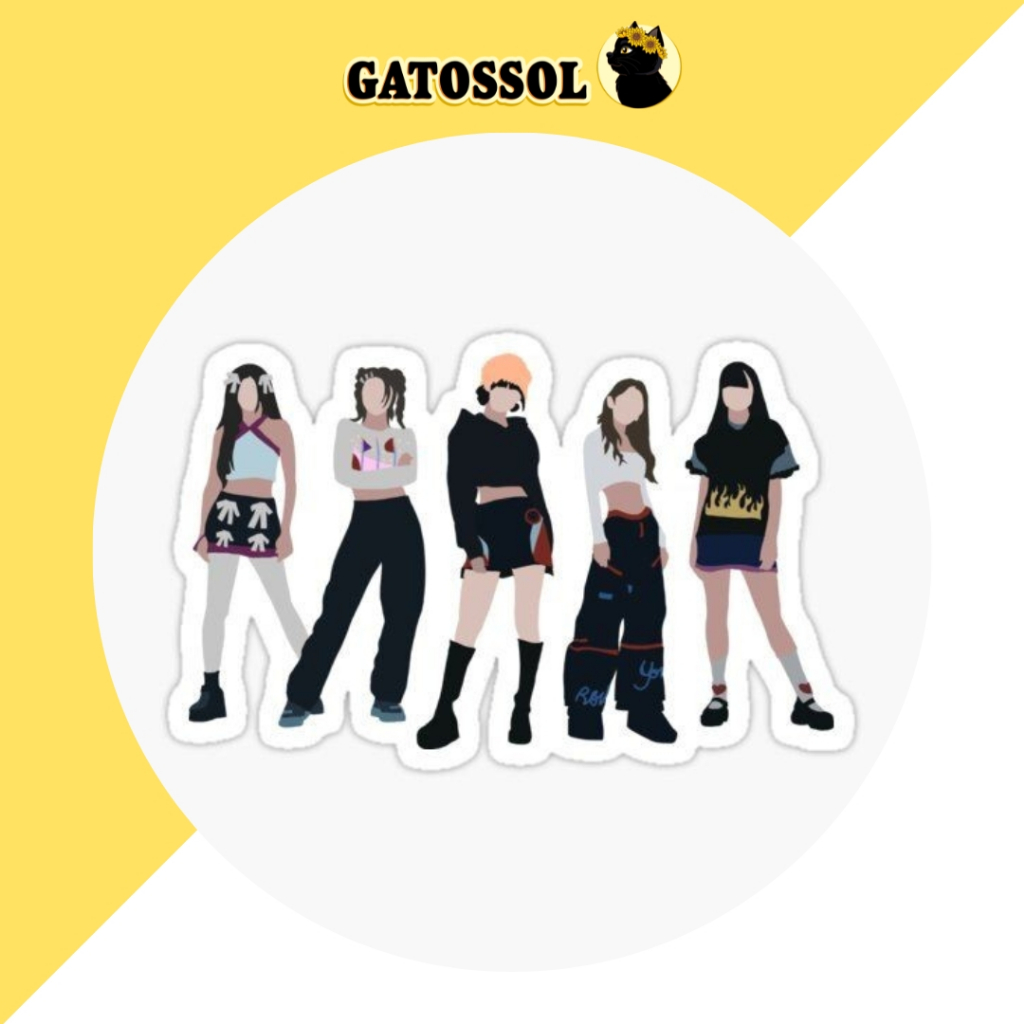 Bottons LE SSERAFIM 4,5 cm - KPOP-IDOL- Lesserafim - Bottom/botton