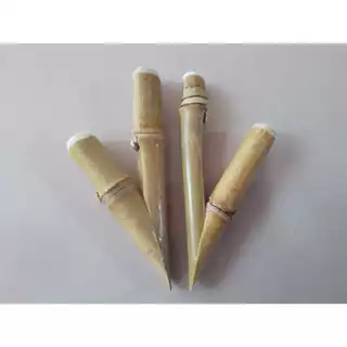 2 kuripes lisos de bambu natural