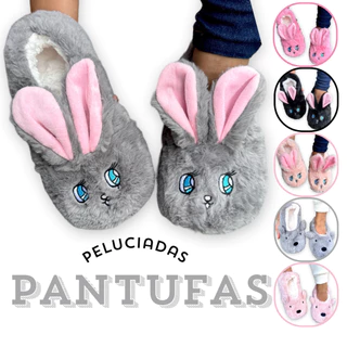 Pantufa Sapato Feminina Antiderrapante Conforto Inverno Frio