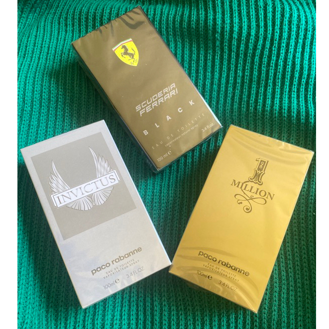 kit 3 perfume masculino 100 ml cada lacrados