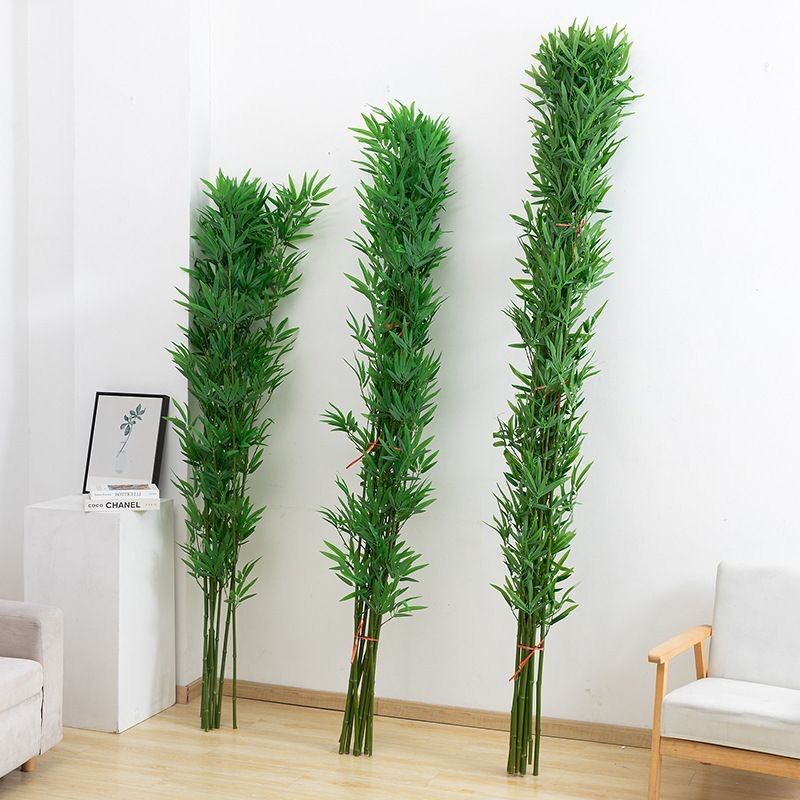Planta Artificial Galho Haste de Bambu Unidade 1.45M Toque Real