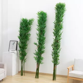 Planta Artificial Galho Haste de Bambu Unidade 1.45M Toque Real