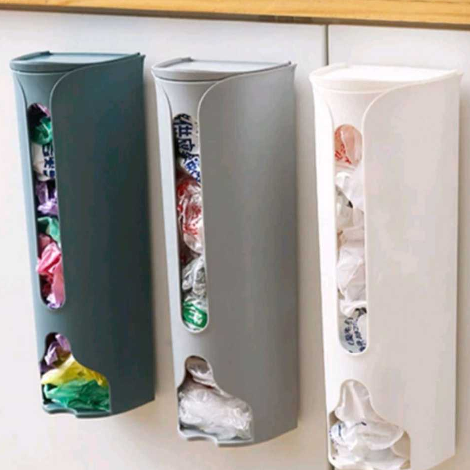 Porta Sacolas Suporte De Sacola Supermercado Saco Lixo Dispenser