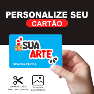 Adesivo Para Cartão De Crédito E Débito Personalizado - COM SUA IMAGEM