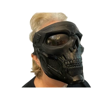 Máscara Caveira Paintball Airsoft Motocross Bike Ciclismo X Mascara Full Face Skull Tactical Airsoft Paintball Halloween