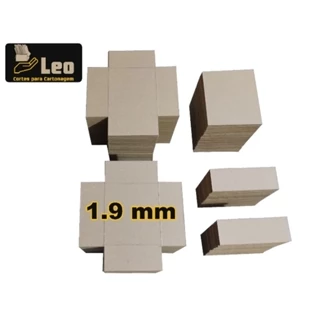 Kit Recortes Papelão para montagem de 15 Caixas Tampa de Livro 11x15x4cm