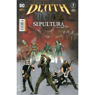 História em Quadrinhos (HQ) Noites de Trevas: Death Metal - Sepultura Edition - Vol. 5 (Novo - Lacrado) Capa Alternativa Limitada