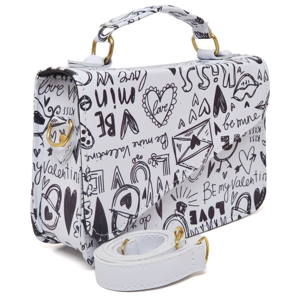 Bolsa Feminina Transversal e de obro