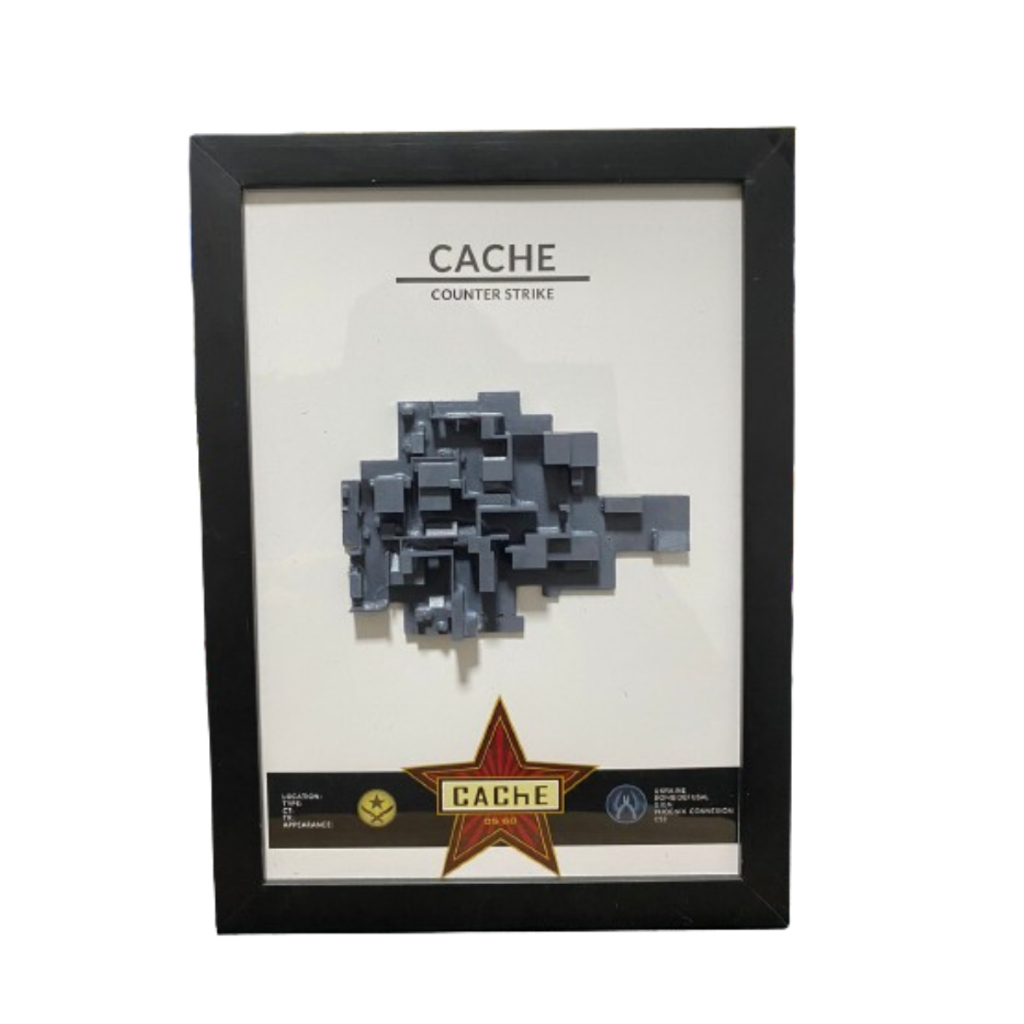 Miniatura Counter Strike Mapa Cache 3d | Shopee Brasil
