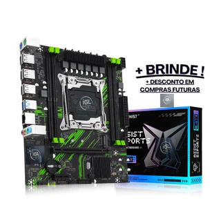 Placa-Mãe X99 Pr9 128gb, M.2 (nvme), Xeon V3 E V4 + 2630 v4 (acompanhado) - ENVIO IMEDIATO