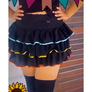Saia dançarina junina curta dança Carnaval
