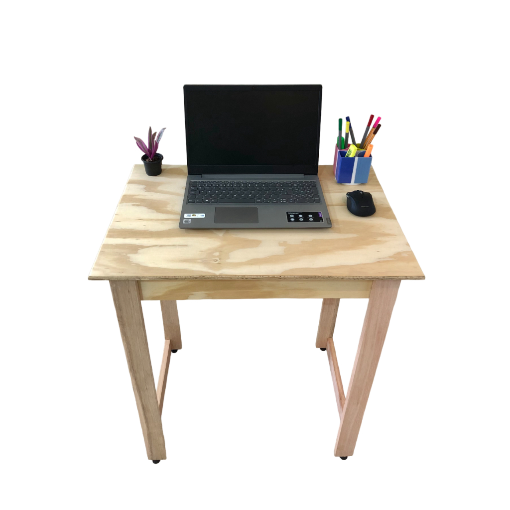 Mesa Escrivaninha Madeira Rustica Sem Pintura 70cm x 50cm x 75cm
