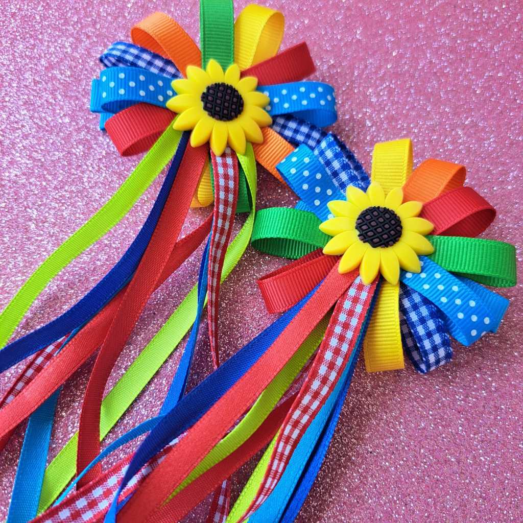 Lacinho de sao joao / lacinho de festa junina colorido | Shopee Brasil
