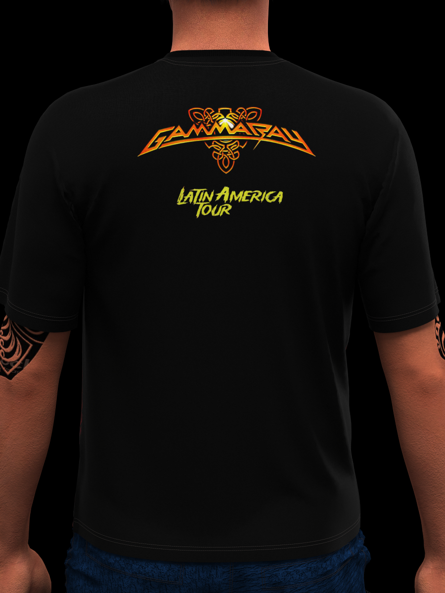 Camisa Gamma Ray Camiseta Summer Tour 2024 Blusa Banda de