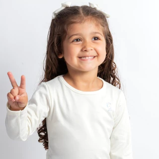 KIT 4 BLUSAS TÉRMICA INFANTIL MENINA COM APLIQUE REFLETIVEL PELUCIADA