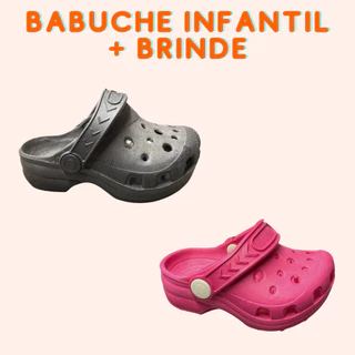 Sandália Chinelo Babuche Crocs Infantil Menina Macio Leve e Confortável antiderrapante