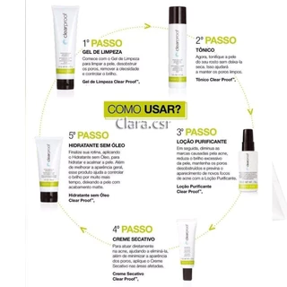 Kit Antiacne Clear Proof PRODUTO ORIGINAL EM PROMOÇÃO VALIDADE 2026