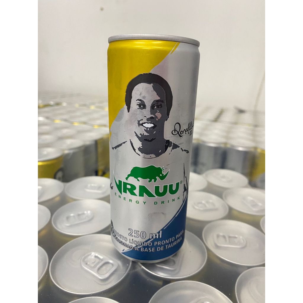 Energético Vrauu Ronaldinho Tradicional Importado (Combo 2 Packs)