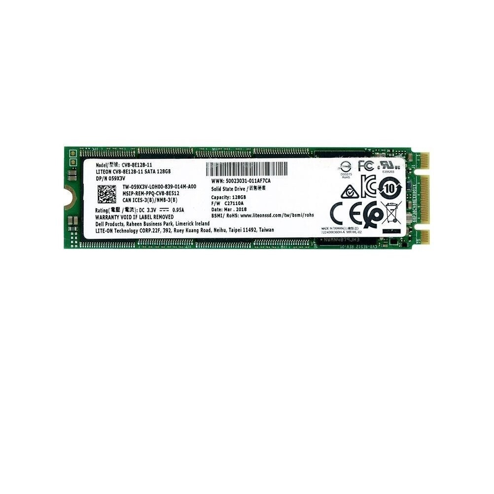 SSD 128GB M.2 2280 SATA 6Gb/s SK Hynix Toshiba Lite-On SanDisk Liteon P/ Notebook e Desktop