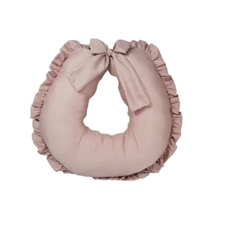 Somente a Capa da Almofada de Amamentação para Amamentar com Babado para Menina